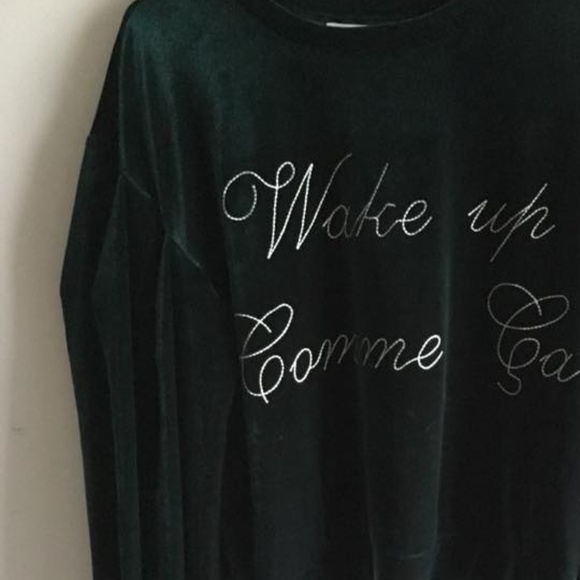 Misa Los Angeles Green Velvet Top - Picture 3 of 4